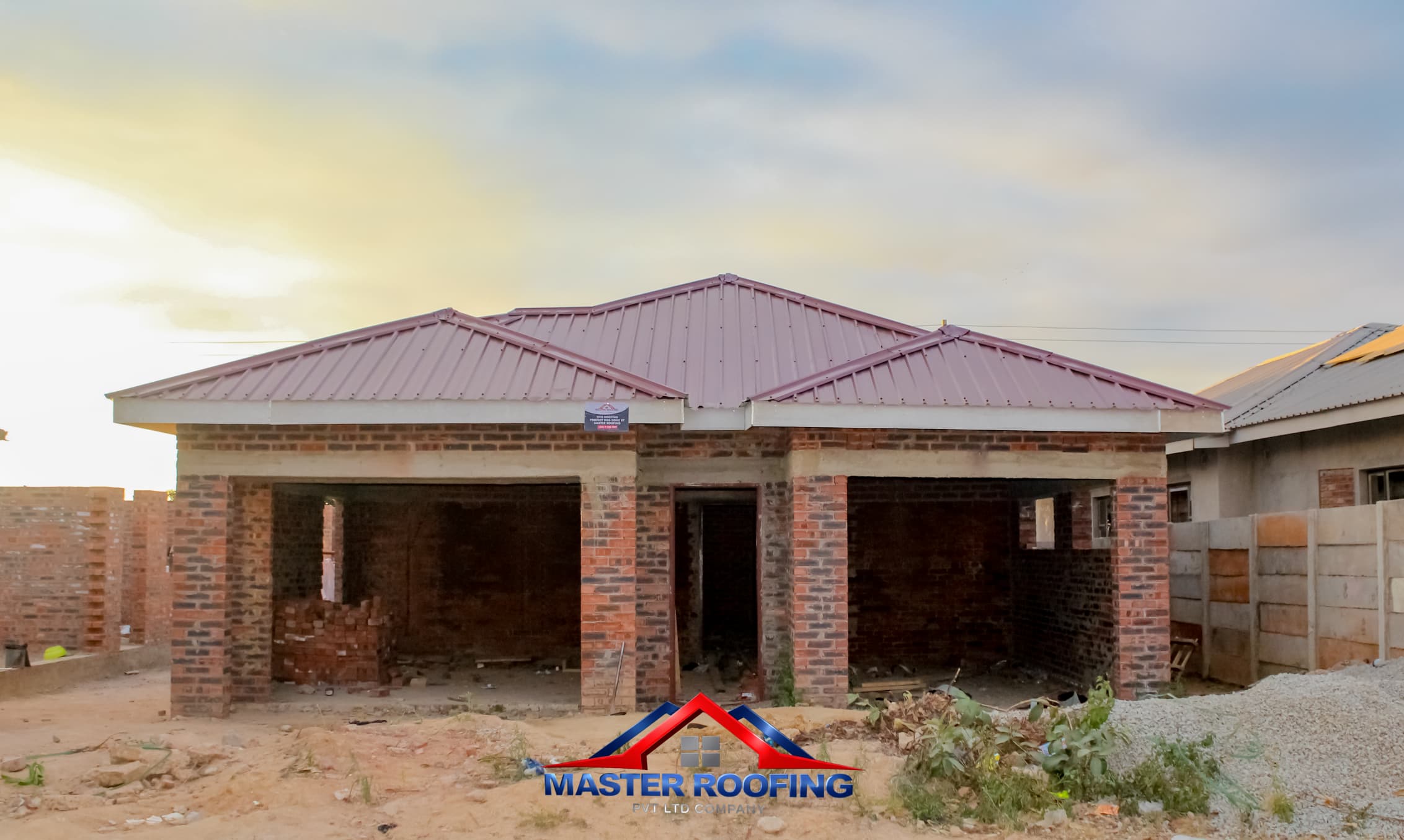 Before roofing work